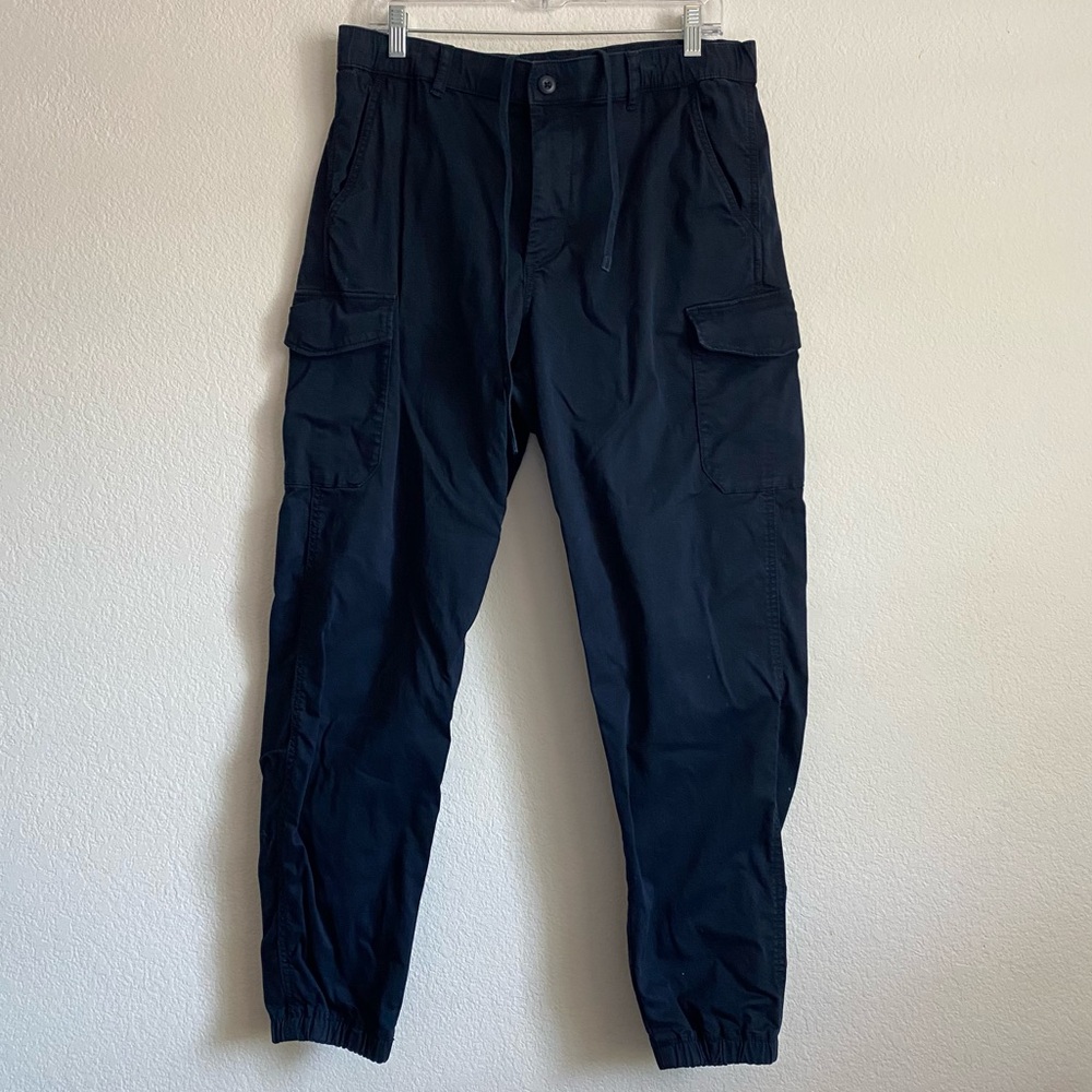 Men's Navy Cargo Joggers